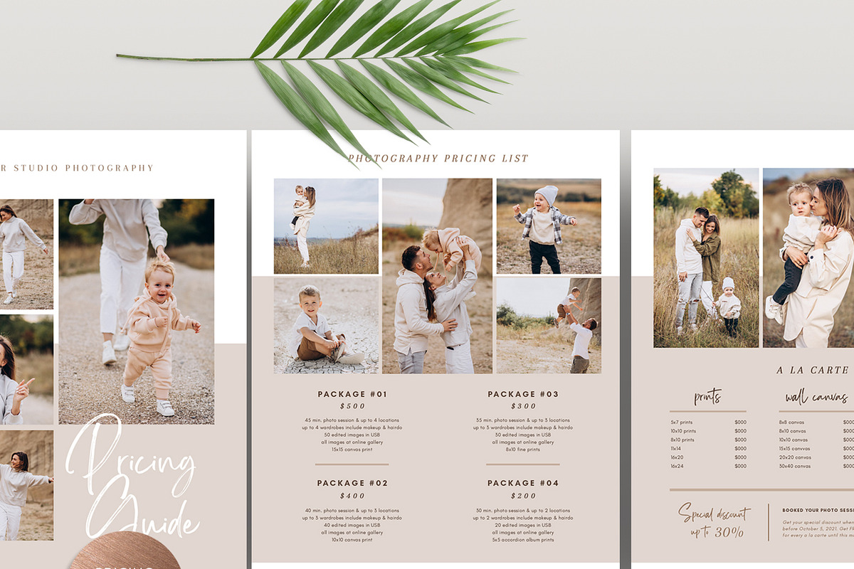 Pricing Guide List Template PG014, a Brochure Template by Bellenity Design (Photo 3 of 3)
