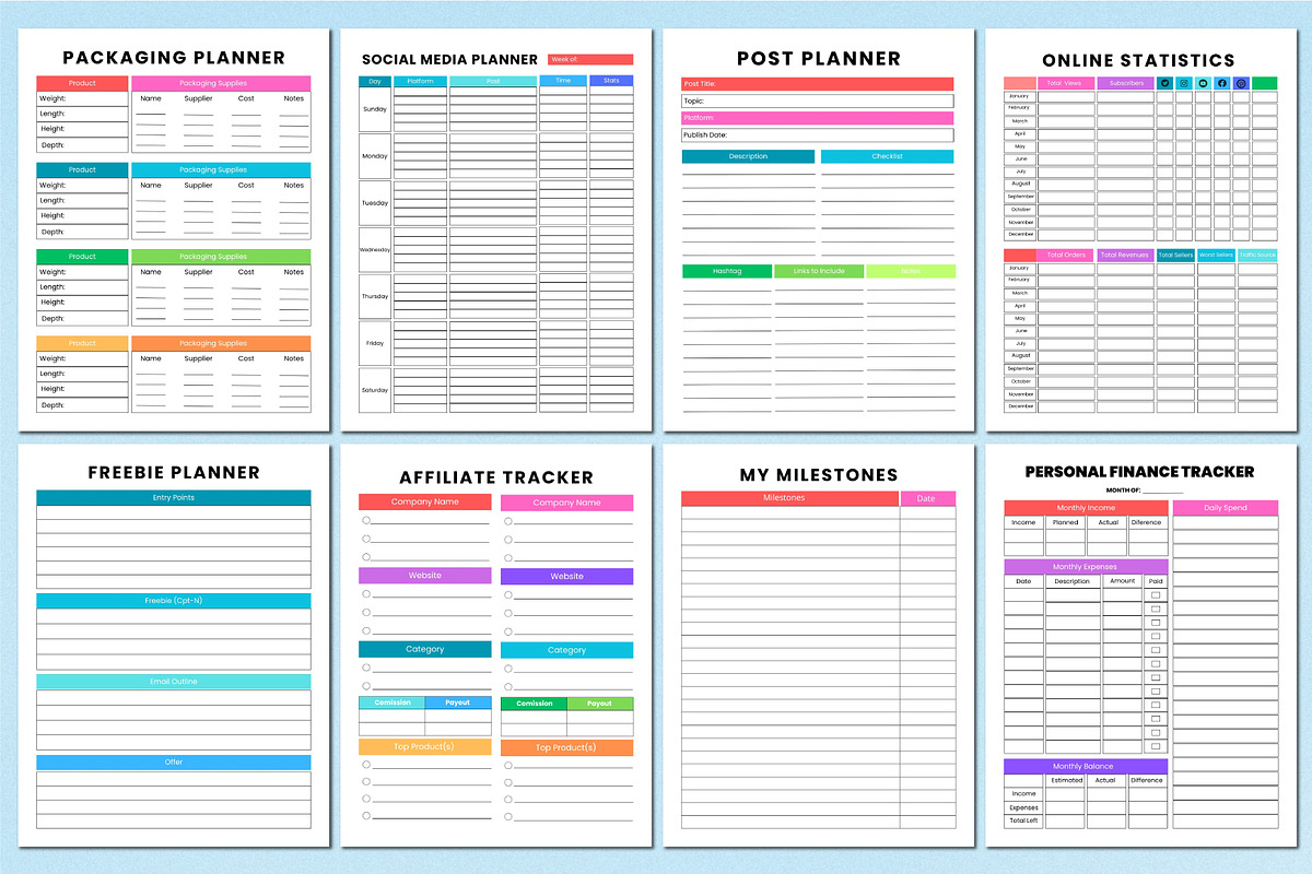 2026 Etsy Seller Business Workbook, a Stationery Template by Shumaya (Photo 6 of 7)