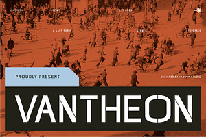 Vantheon Sans Serif Font
