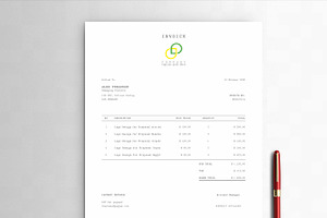 Letterhead Invoice