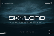 Skyload | Modern Sans, a Sans Serif Font by Muntab_Art (Thumbnail 1 of 6)