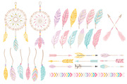 Pink Dreamcatcher Clipart & Vectors, an Illustration by Amanda Ilkov (Thumbnail 4 of 4)