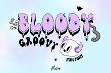 Bloody Groovy Halloween font