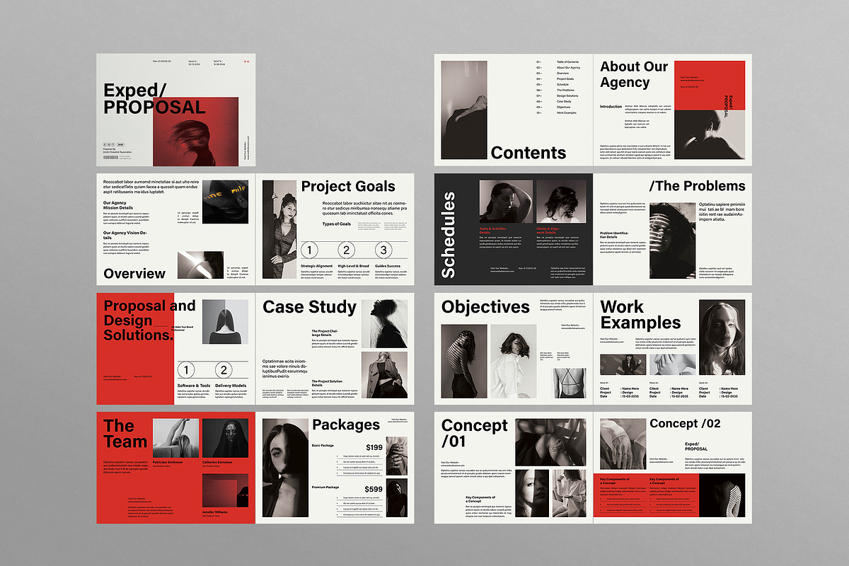 Project Proposal Template Landscape, a Brochure Template by DesignCrest (Photo 10 of 11)