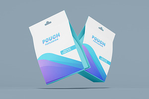 Standing Pouch Mockup Template