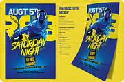 R&B Music Flyer Mockup, a Flyer Template by regalDRAW (Thumbnail 1 of 2)