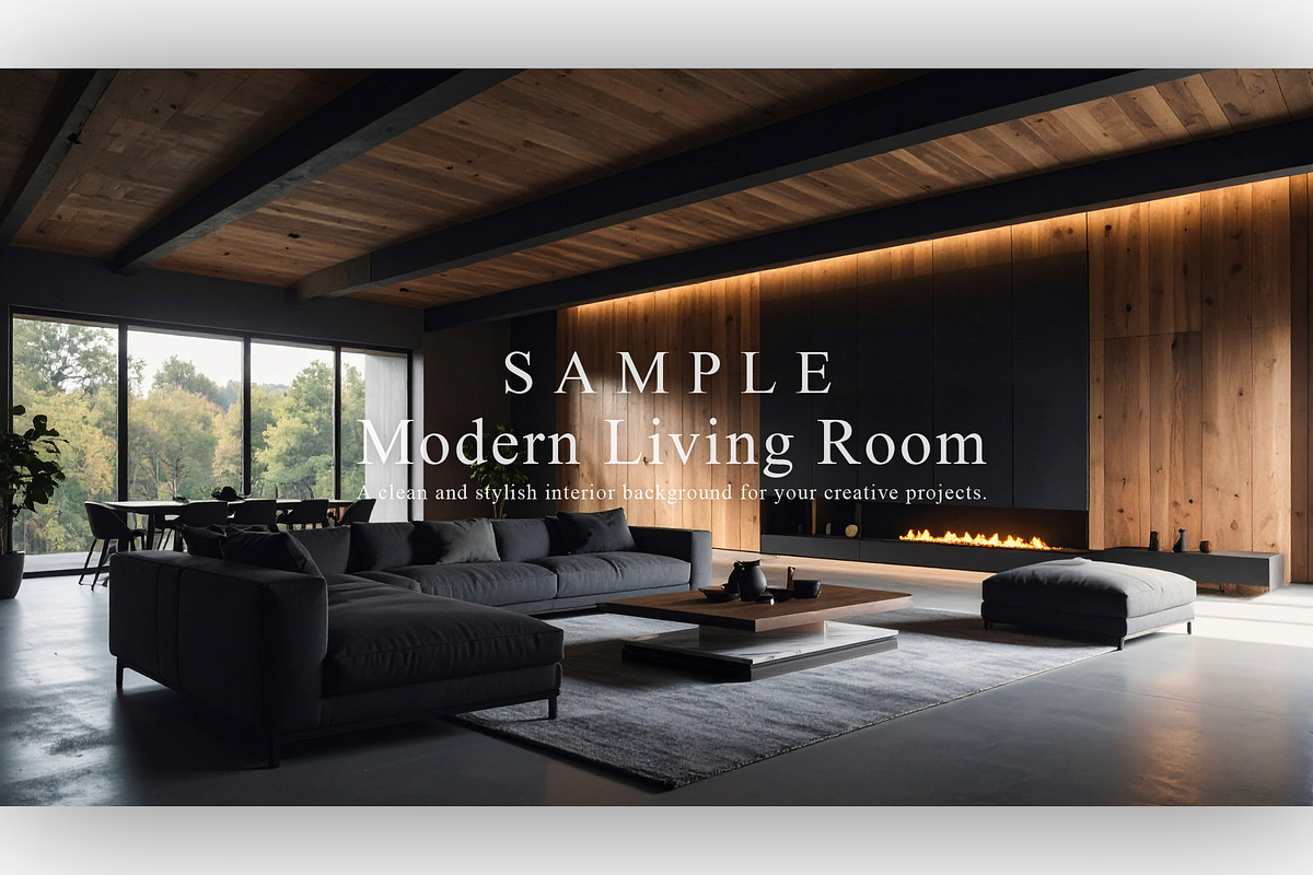 15 Modern Living Room, a Background Graphic by NOMO DESIGN (Photo 11 of 16)
