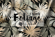 Exotic Foliage Print Pattern, a Pattern Graphic by VOVU Studio (Thumbnail 1 of 8)