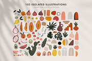Abstract geometric summer set, a Decorative Illustration by Tabita's shop (Thumbnail 8 of 20)