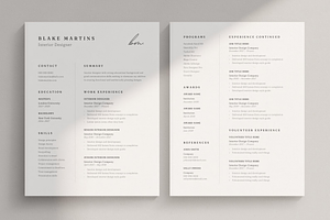 Minimalist Resume Designers Canva