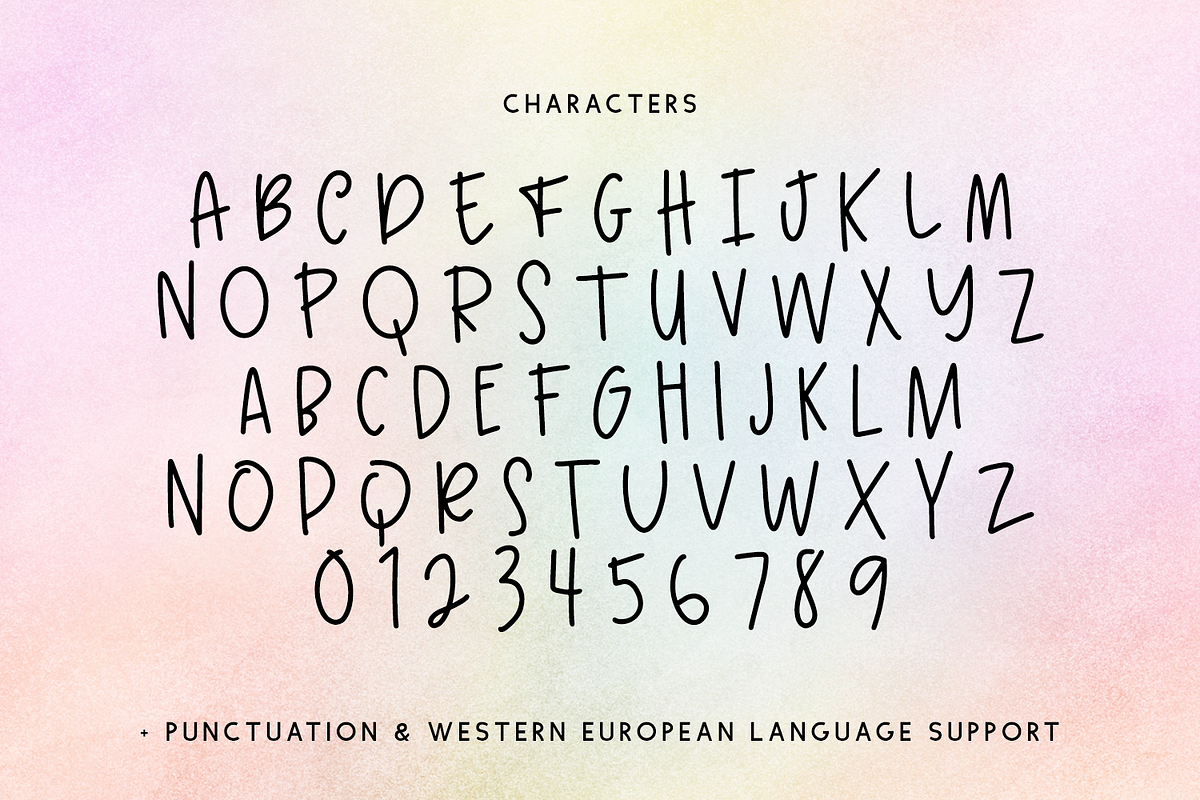 Stay Mild Sans, a Handwritten Font by Beck McCormick (Photo 10 of 10)
