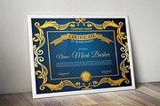 Certificate Word | PSD | AI, a Stationery Template by Curve Design (Thumbnail 2 of 3)