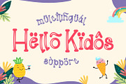 Helloo Kidos - Playful Display Font, a Handwritten Font by StringLabs (Thumbnail 10 of 11)