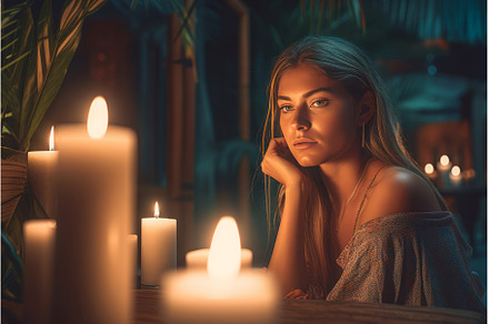 Woman relaxing at tropical resort, a Sports & Recreation Photo by Ylivdesign