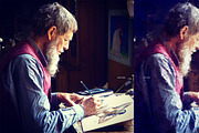 Palette Knife Oil Painting - Action, an Action Add-On by GraphicBerg (Thumbnail 10 of 11)