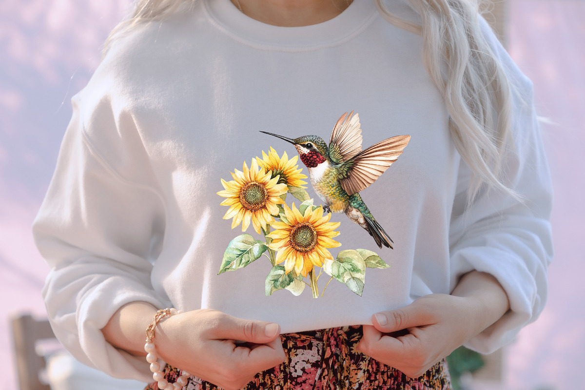 Cute Dabbing Hummingbird Sublimation, an Illustration by designcity5 (Photo 4 of 5)