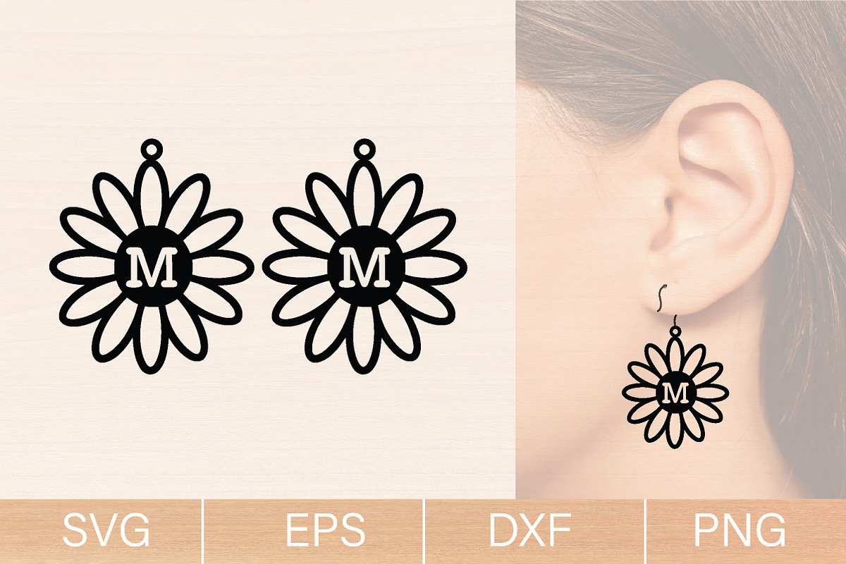 Mom Wood Earrings SVG Bundle, an Object Graphic by jannatulpakhi (Photo 5 of 6)