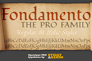 Fondamento Pro Family, a Handwritten Font by Stiggy & Sands (Thumbnail 1 of 9)