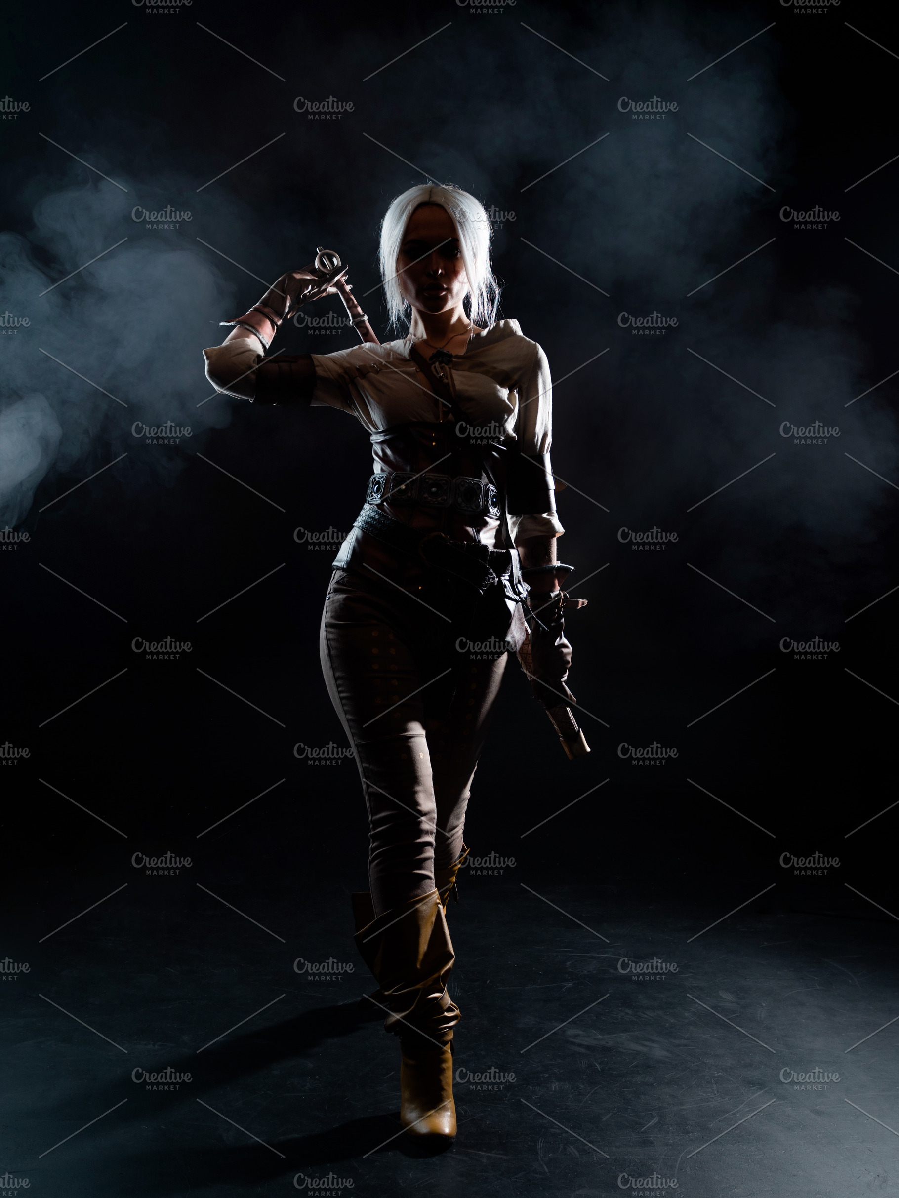 A young warrior with a sword, a Person Photo by Photos for every occasion