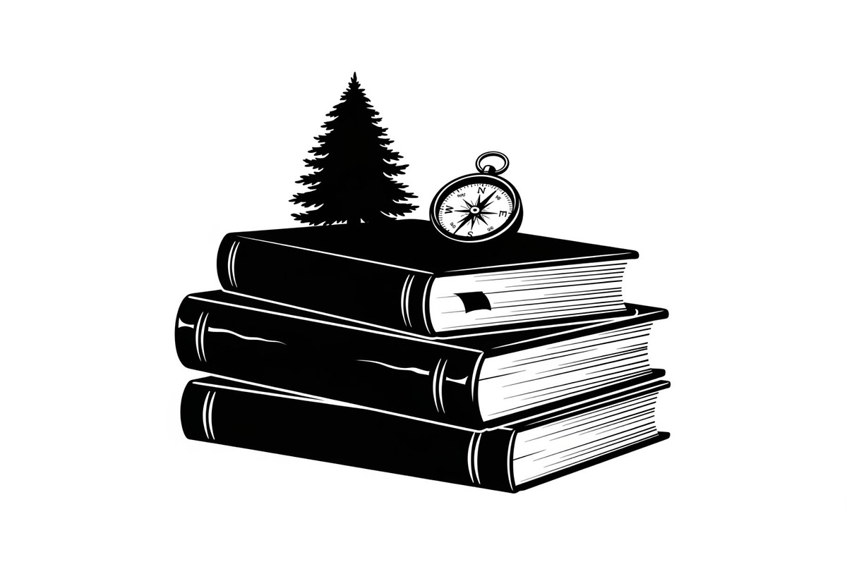 Vintage Book Stack Adventure Bundle, an Illustration by Designs_River (Photo 30 of 31)