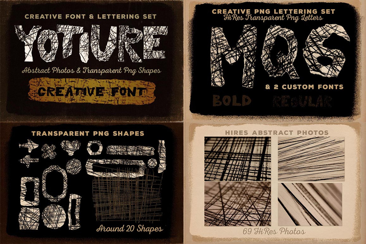 Artistic Fonts Bundle 1 preview 6