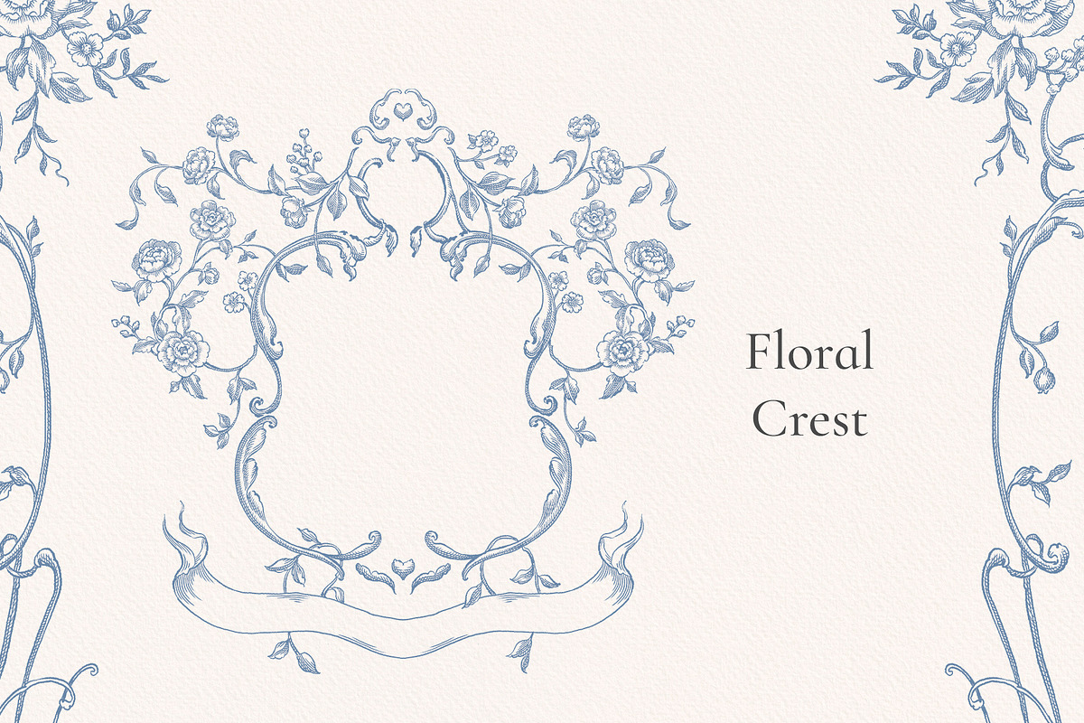 Floria Vintage Png & Vector Frames, a Decorative Illustration by Ekaproeka (Photo 5 of 7)