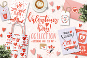 Valentine's Day Clip arts & quotes, an Object Graphic by lokko studio (Thumbnail 1 of 8)