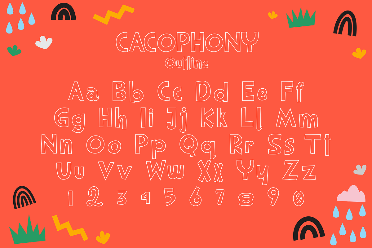Cacophony - Fun Typeface, a Font by takoliko (Photo 13 of 17)