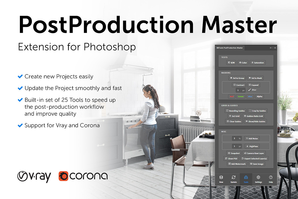 PostProduction Master, a Plug-in Add-On by bbtools (Photo 1 of 8)