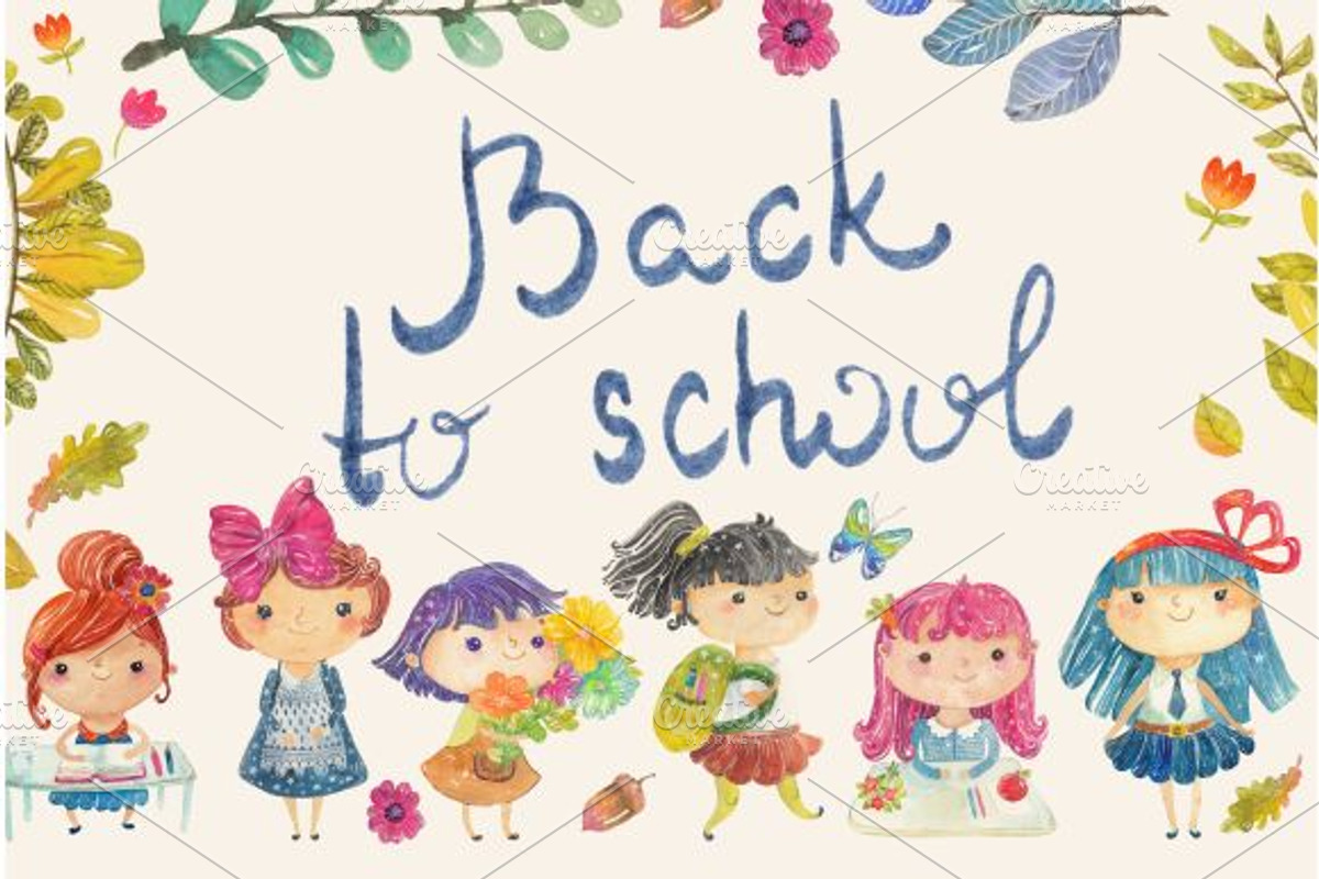 School children collection, an Education Illustration by JaneLane (Photo 1 of 5)