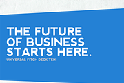 Universal Pitch Deck Ten Keynote, a Presentation Template by PitchStock (Thumbnail 1 of 5)