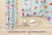 watercolor christmas clipart, an Illustration by Art & Things (Thumbnail 5 of 12)