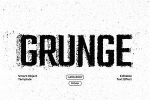 Grunge Text Effect, a Layer Style Add-On by alexdndz