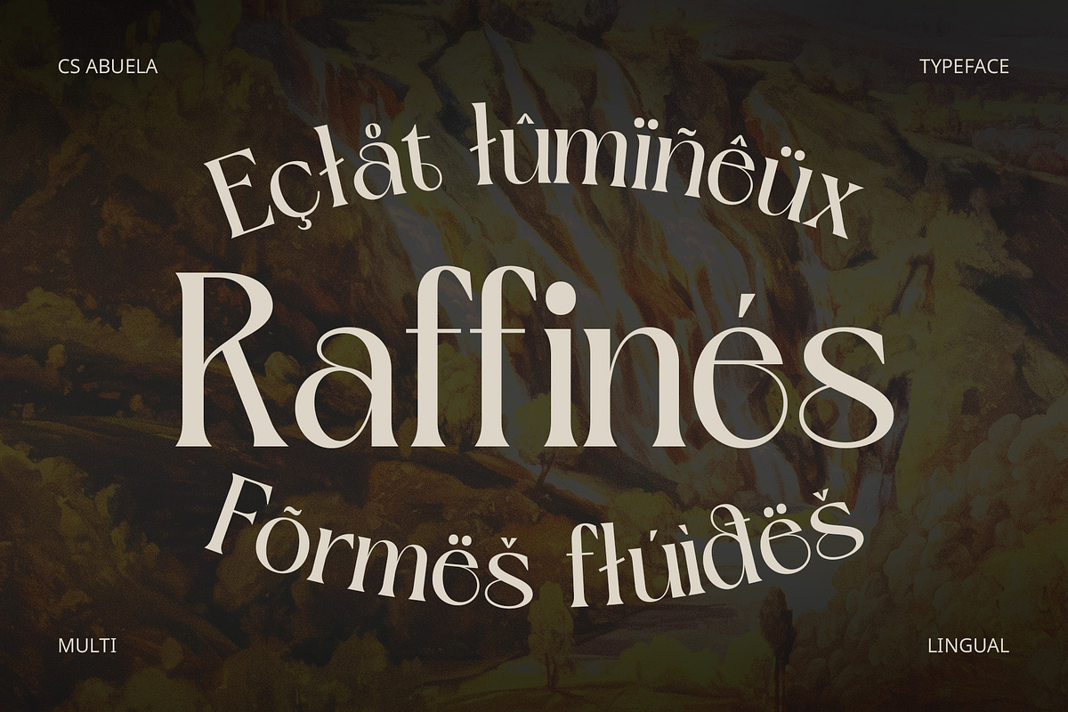 CS Abuela – Art Nouveau Font, a Serif Font by Craft Supply Co. (Photo 5 of 8)