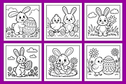 Easter Simple and Fun Coloring Pages, a Seasonal Illustration by Ink Gallery (Thumbnail 4 of 5)