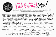 Just Lovely Font & Extras, a Script Font by Nicky Laatz (Thumbnail 16 of 17)