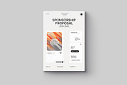 Minimalist Sponsorship Proposal, a Brochure Template by fakhroo (Thumbnail 1 of 9)