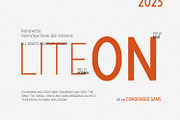 LiteOn Condensed, a Sans Serif Font by FactoryType Studio (Thumbnail 1 of 12)