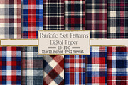 Patriotic set seamless patterns, a Texture Illustration by DreamPrint404 (Thumbnail 1 of 4)