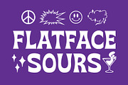 Flatface Sours, a Sans Serif Font by Flatface (Thumbnail 1 of 11)