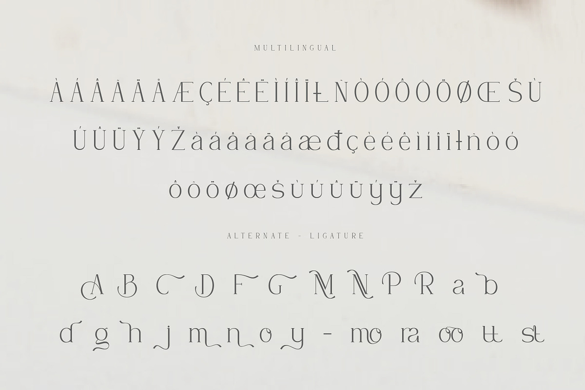 Gamora - Modern Elegant Serif Font, a Serif Font by Flawless And Co (Photo 10 of 10)