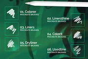 The Jungle: Procreate Brushes, a Brush Add-On by Leonard Posavec (Thumbnail 4 of 8)