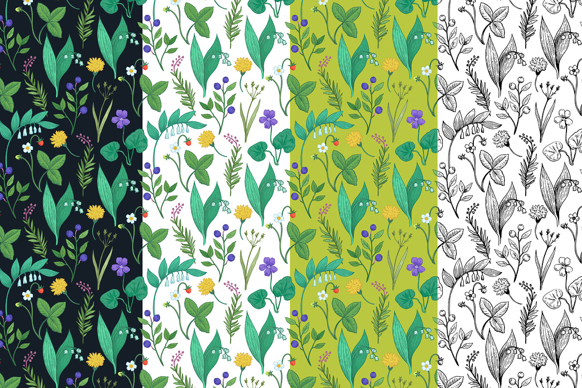 Summer in the forest illustrations, a Decorative Illustration by Robusta (Photo 4 of 4)