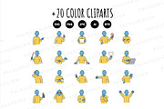 Guide Character Poses, an Education Illustration by Palau (Thumbnail 7 of 9)