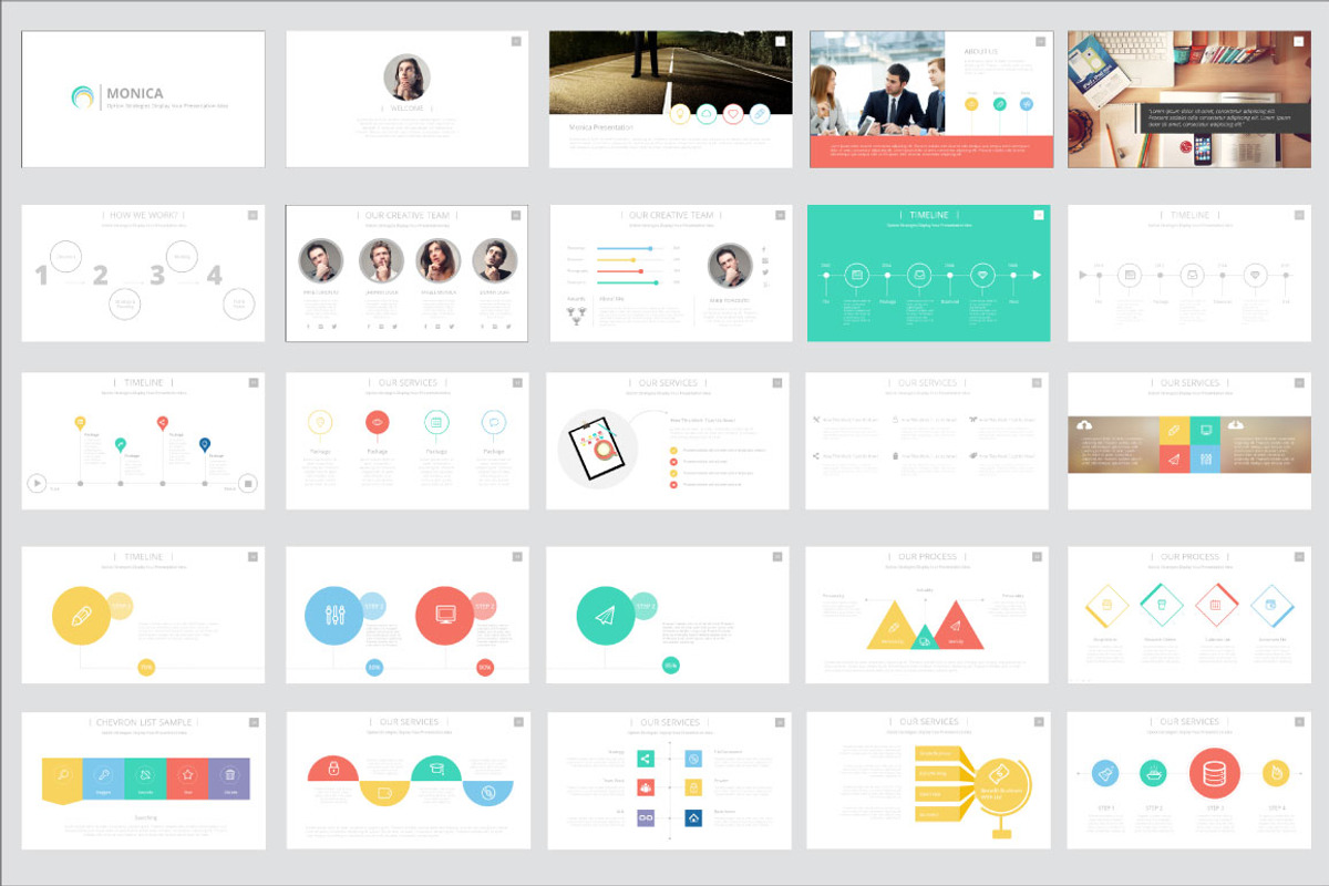 Monica Presentation Template, a Presentation Template by Rystudio (Photo 3 of 5)