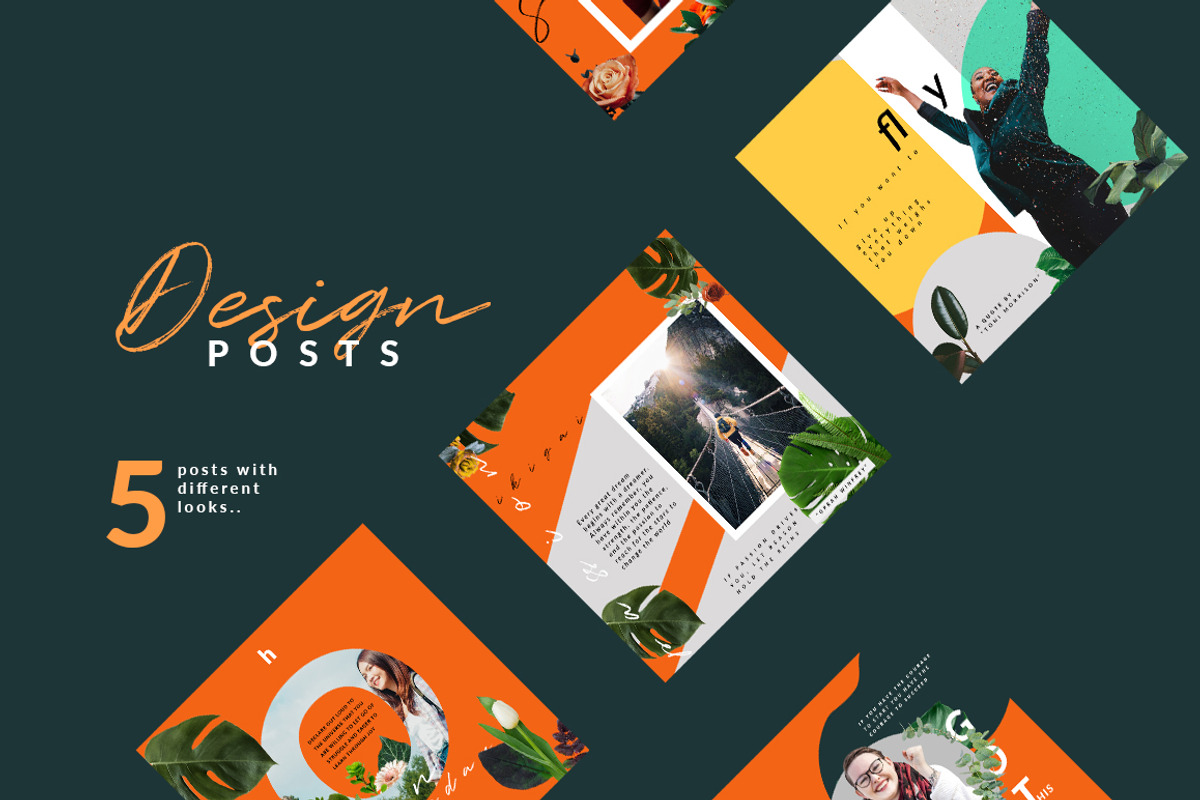 Nature Inspired Instagram Posts preview 4