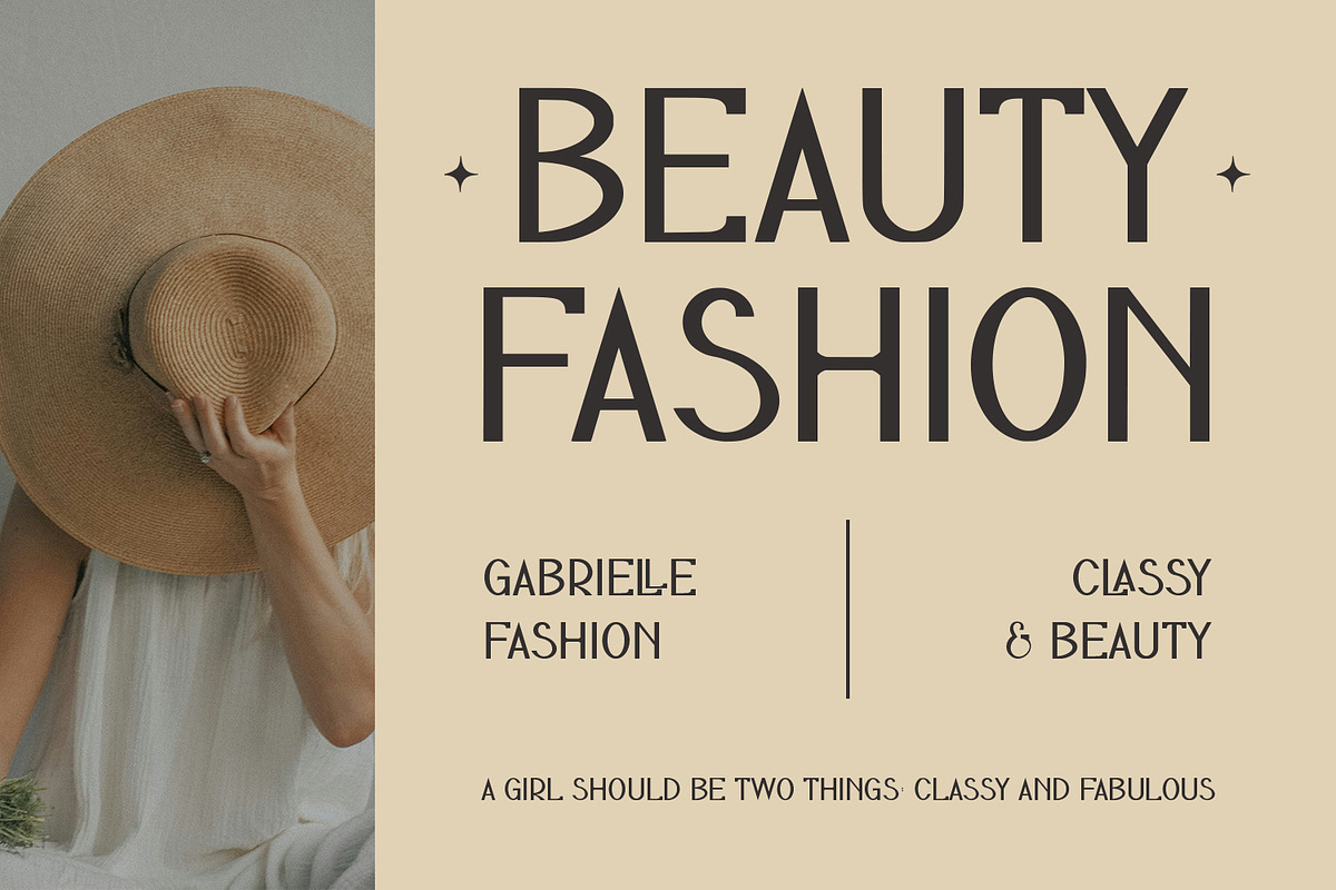 Oquletta Sans Display Font, a Serif Font by Maulana Creative (Photo 3 of 8)