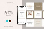 Classy Carousel Instagram Templates, a Social Media Template by AndrewPixel (Thumbnail 1 of 7)