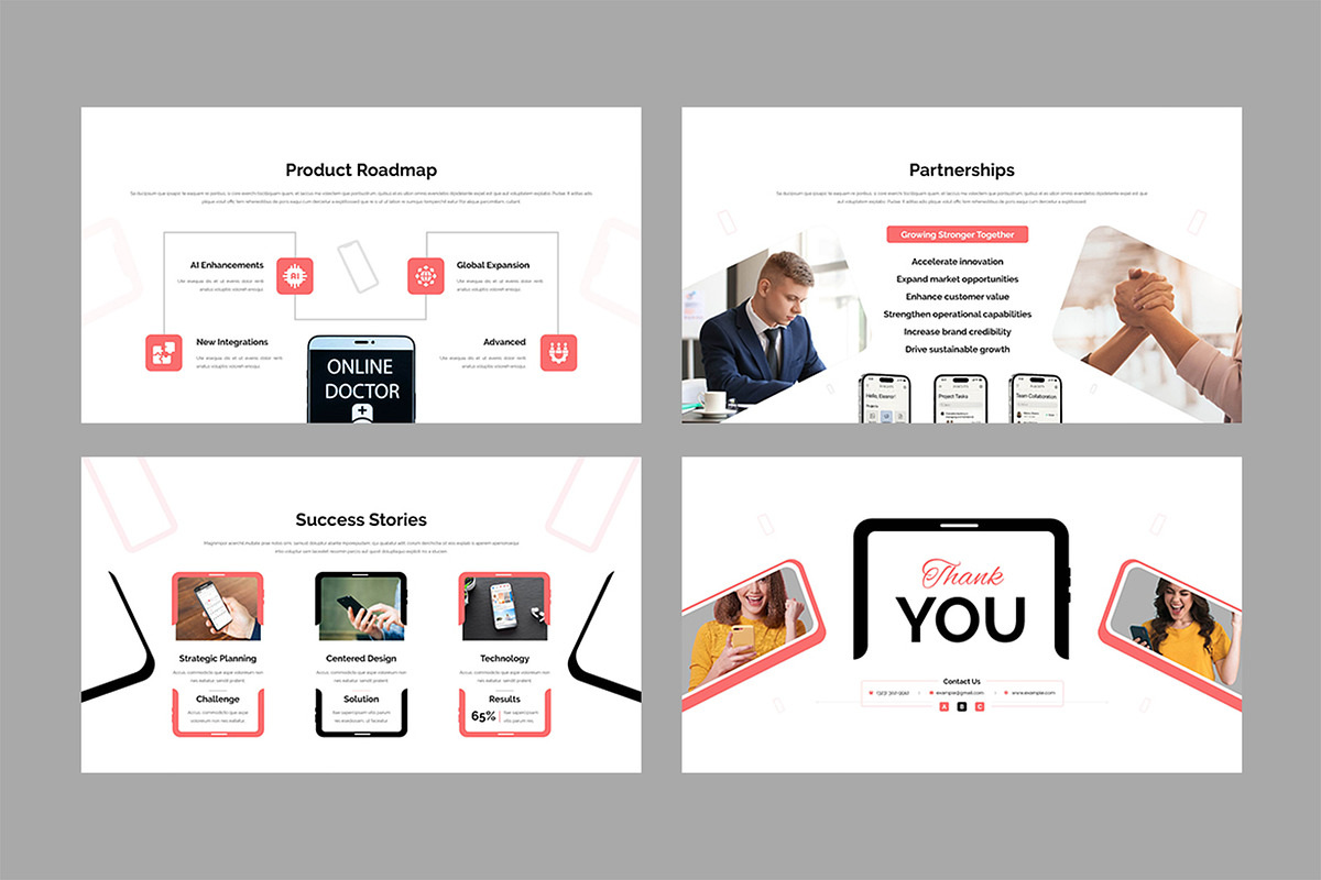 App Showcase Presentation Template, a Presentation Template by White Graphic (Photo 11 of 11)