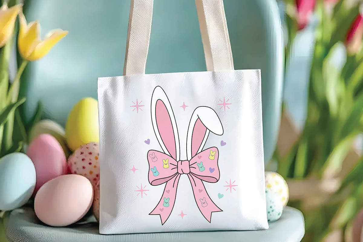Easter Coquette Bunny PNG, an Illustration by CraftArtStudio (Photo 2 of 4)